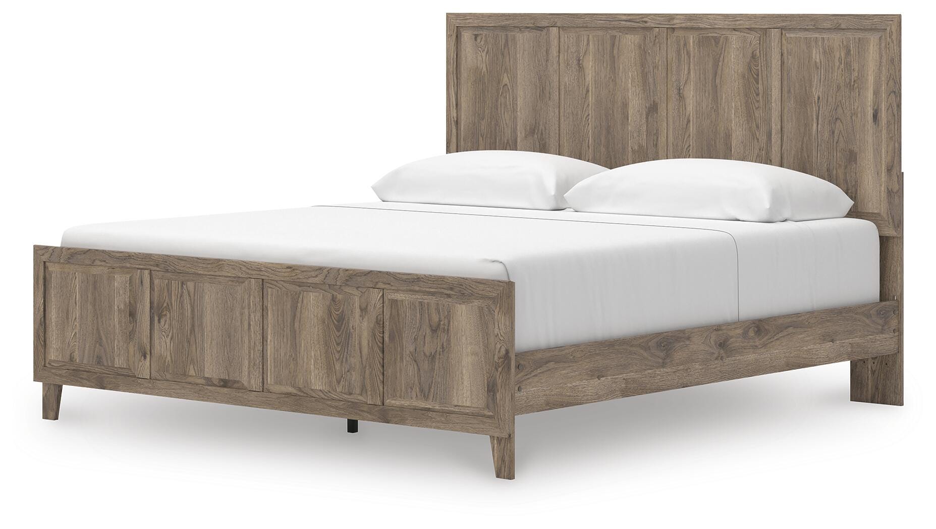 Rusticott Panel Bed, Dresser and Mirror