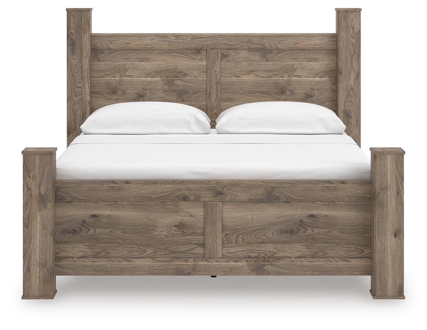 Rusticott Poster Bed, Dresser and Mirror