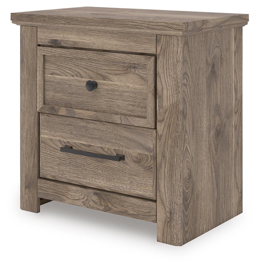Rusticott Panel Bed, Dresser and Nightstand