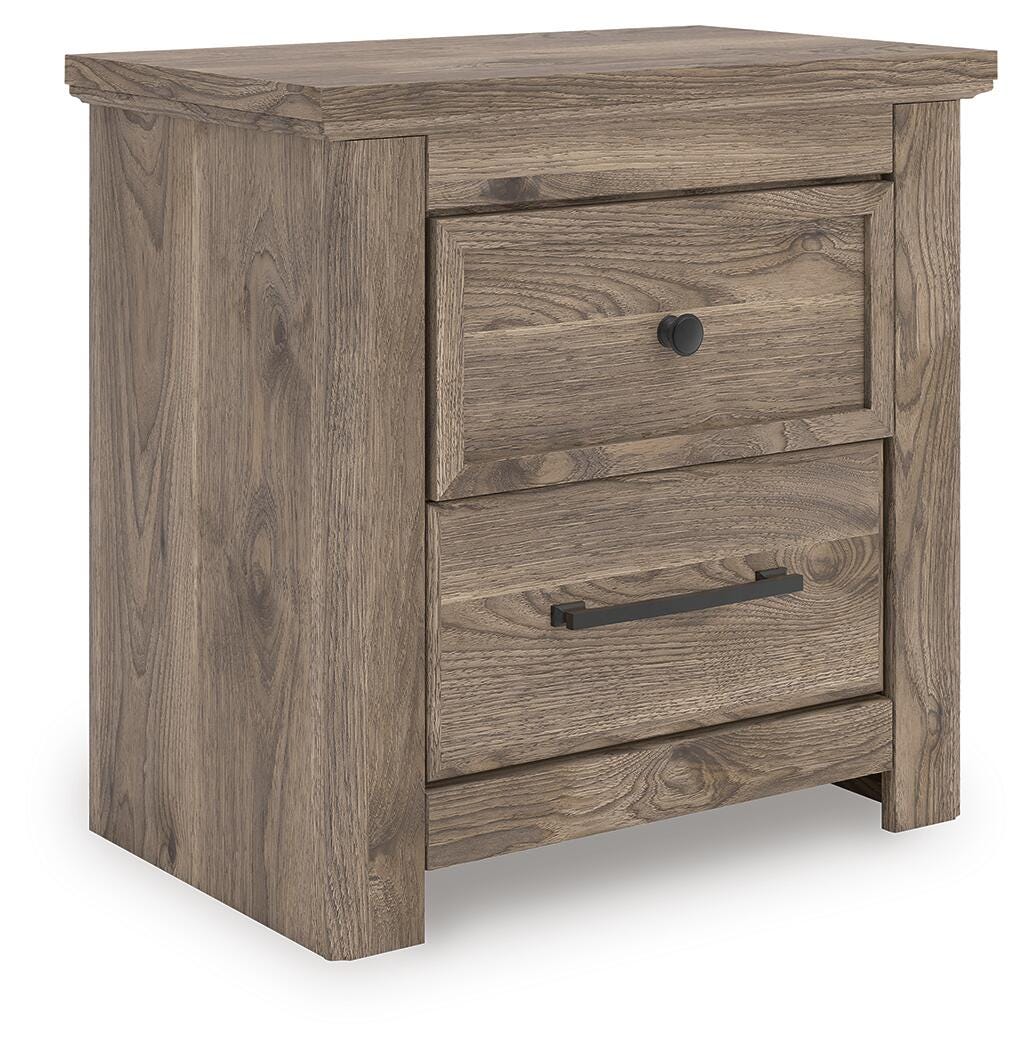 Rusticott Poster Bed, Dresser and Nightstand