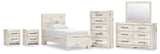 Lawroy Panel Bed, Dresser, Mirror, Chest and 2 Nightstands