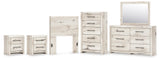Lawroy Panel Headboard, Dresser, Mirror, Chest and 2 Nightstands