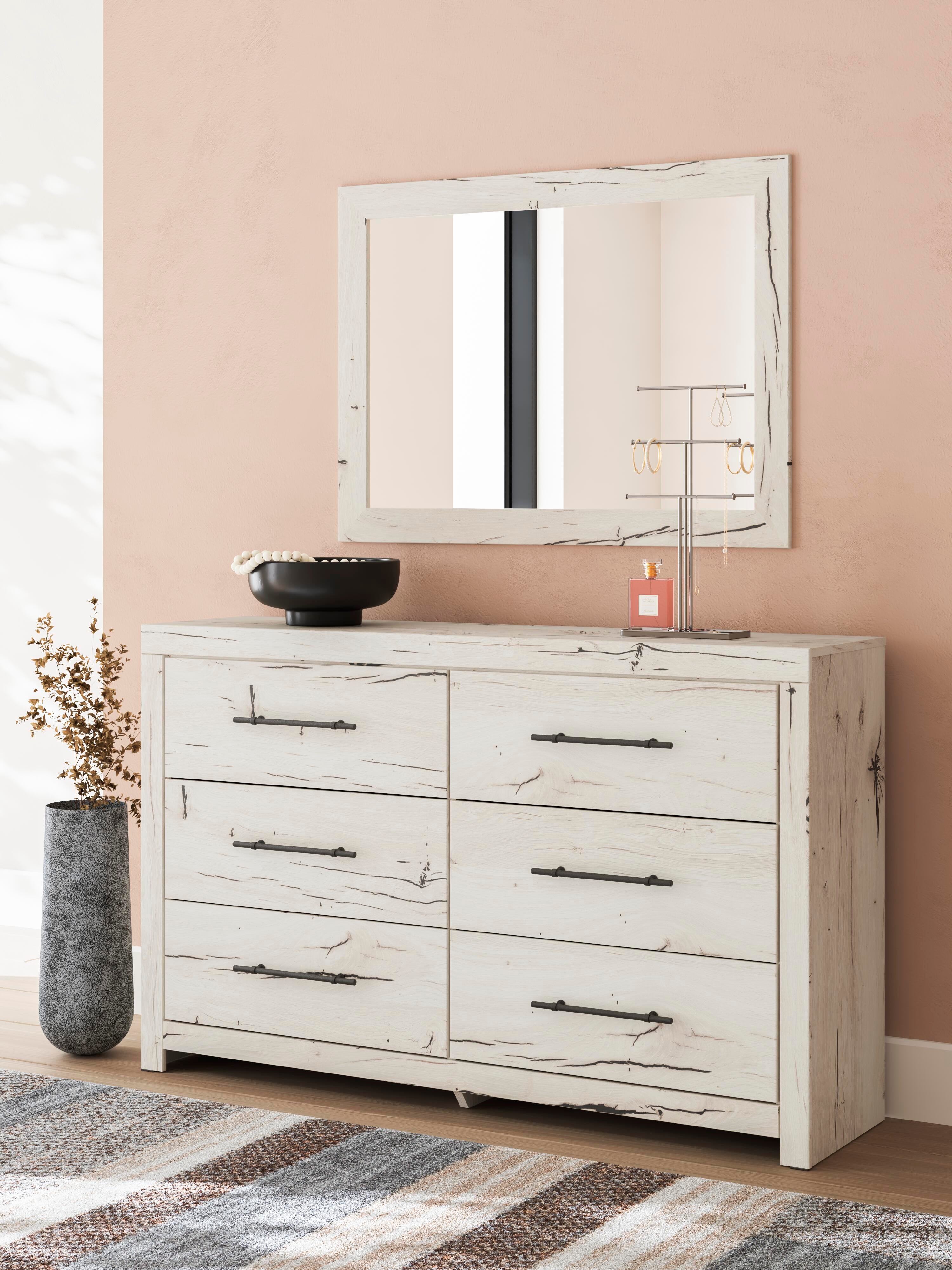 Lawroy Panel Storage Bed, Dresser, Mirror, Chest and Nightstand