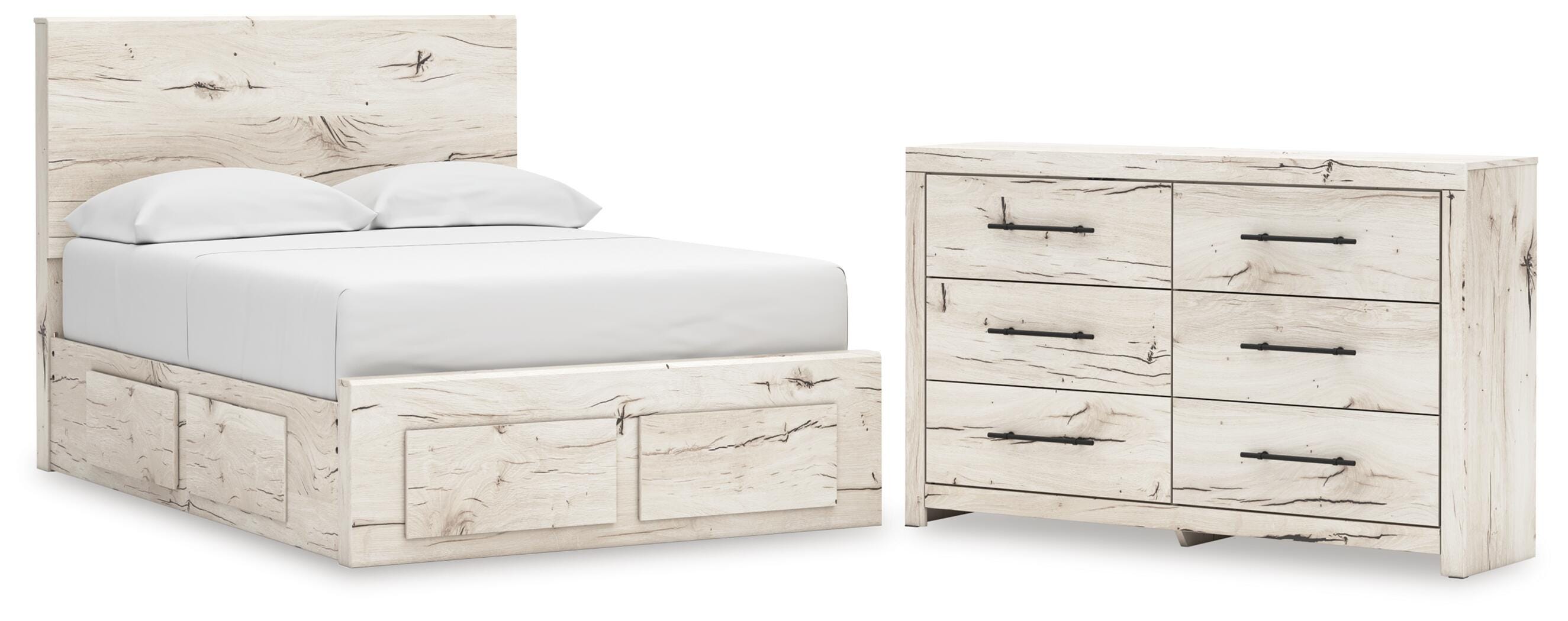 Lawroy Panel Storage Bed and Dresser