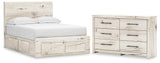 Lawroy Panel Storage Bed and Dresser
