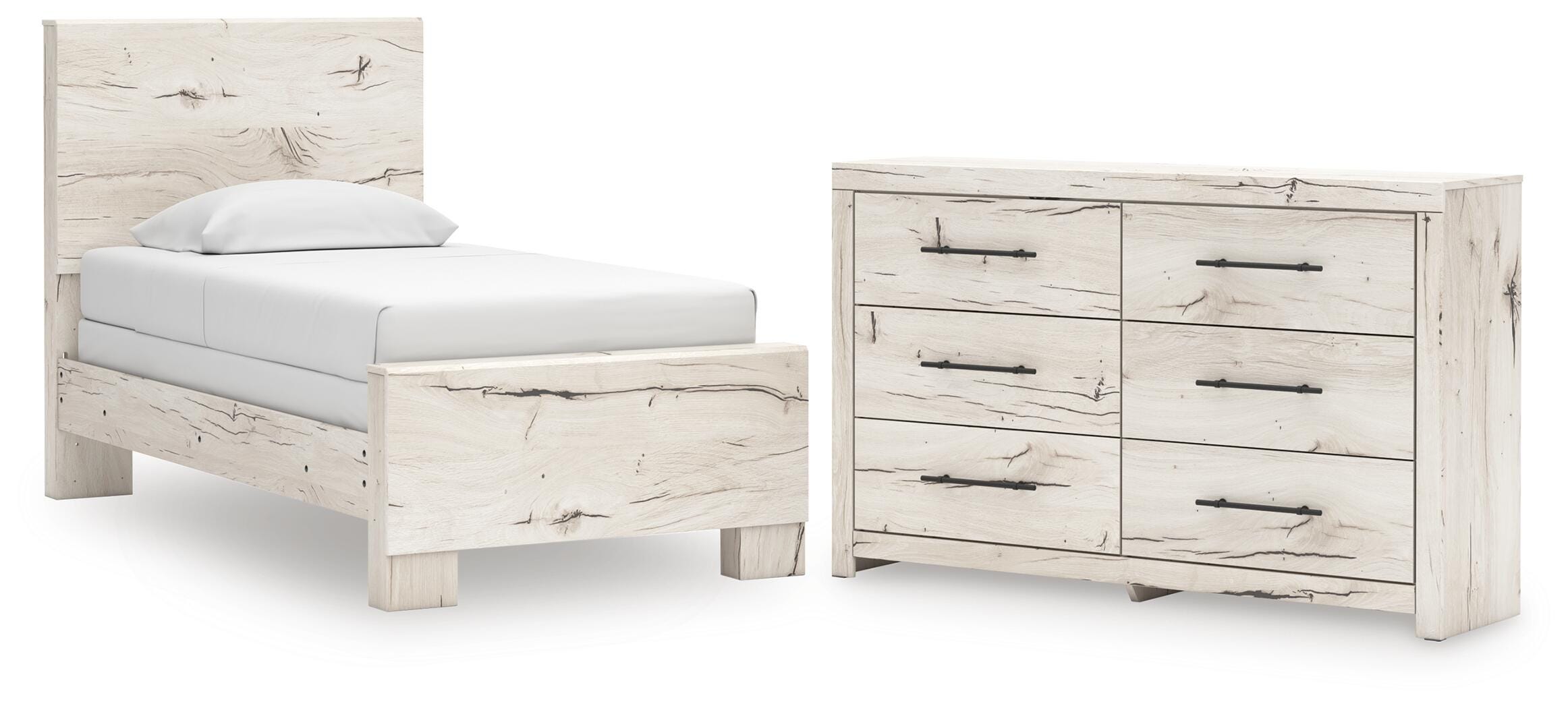 Lawroy Panel Bed and Dresser