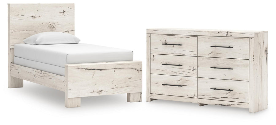 Lawroy Panel Bed and Dresser