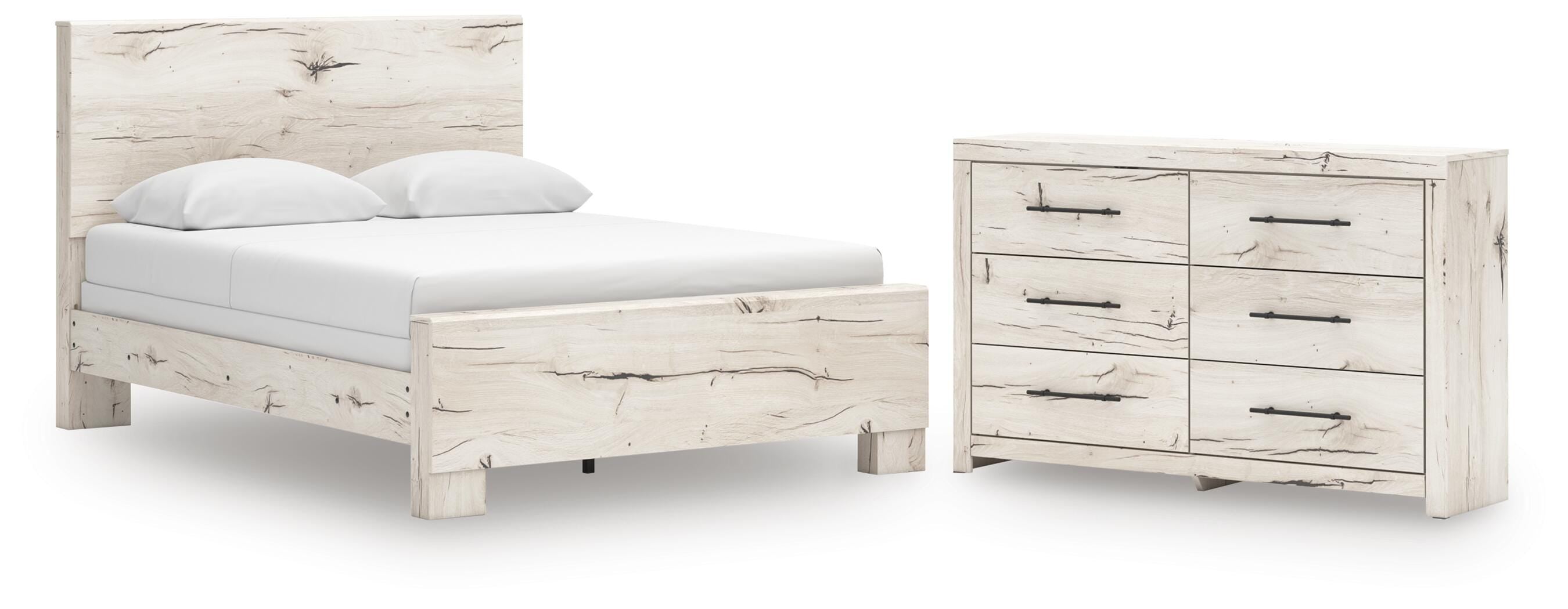 Lawroy Panel Bed and Dresser