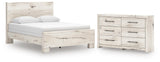 Whitaker Panel Bed and Dresser