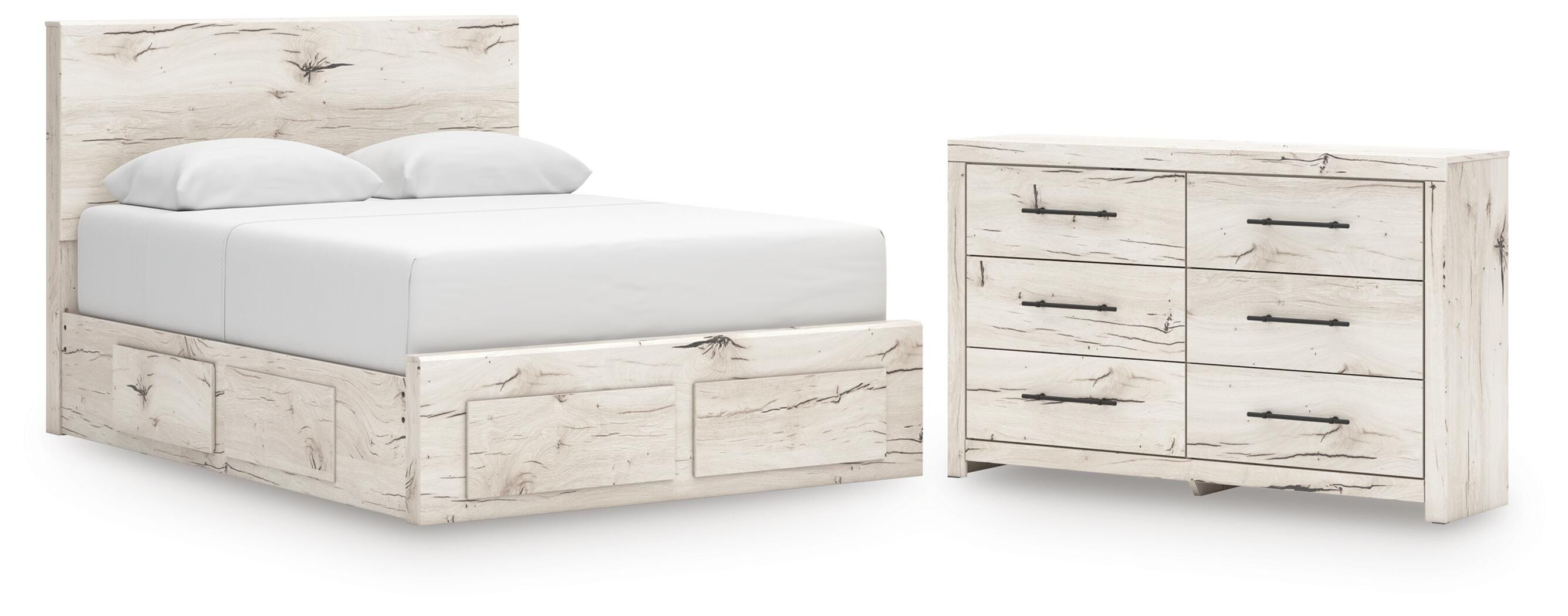 Lawroy Panel Storage Bed and Dresser