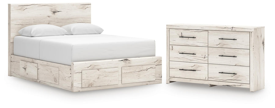 Whitaker Panel Storage Bed and Dresser