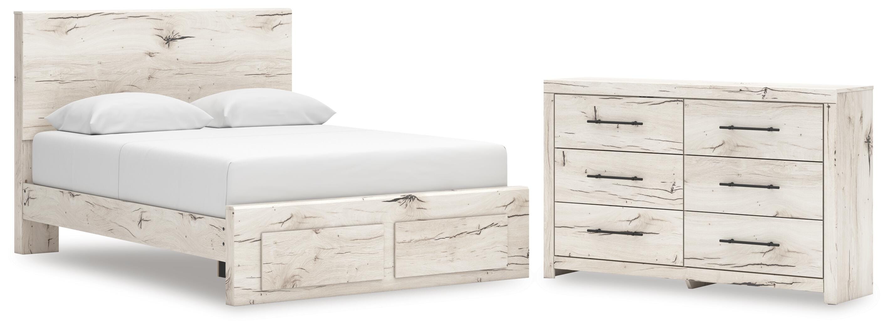 Lawroy Panel Storage Bed and Dresser