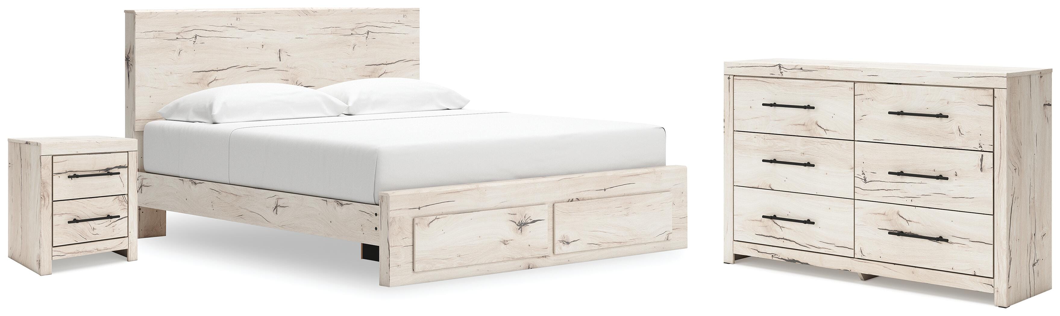 Lawroy Storage Bed, Dresser and Nightstand