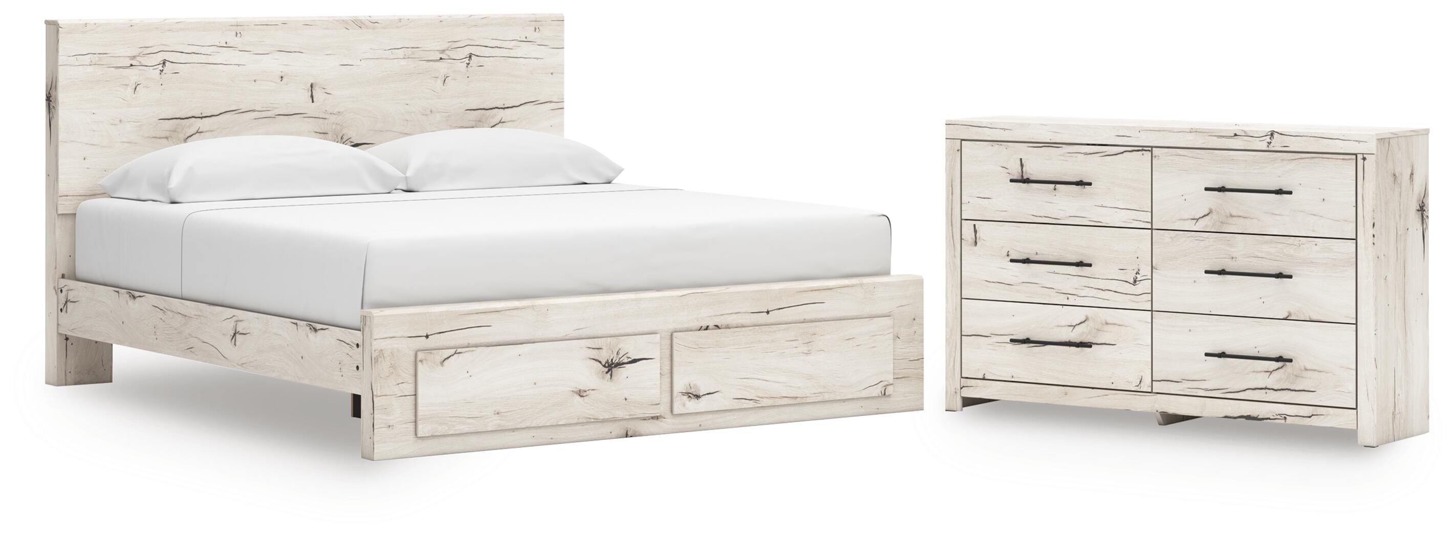 Lawroy Panel Storage Bed and Dresser