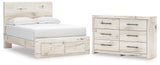 Lawroy Panel Storage Bed and Dresser