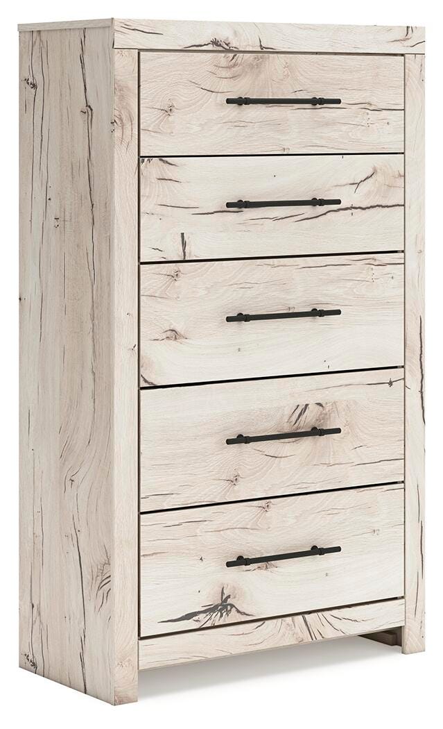Lawroy Panel Headboard, Dresser, Mirror, Chest and 2 Nightstands