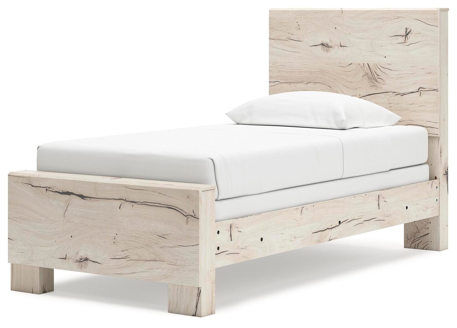 Lawroy Panel Bed, Dresser, Mirror and 2 Nightstands