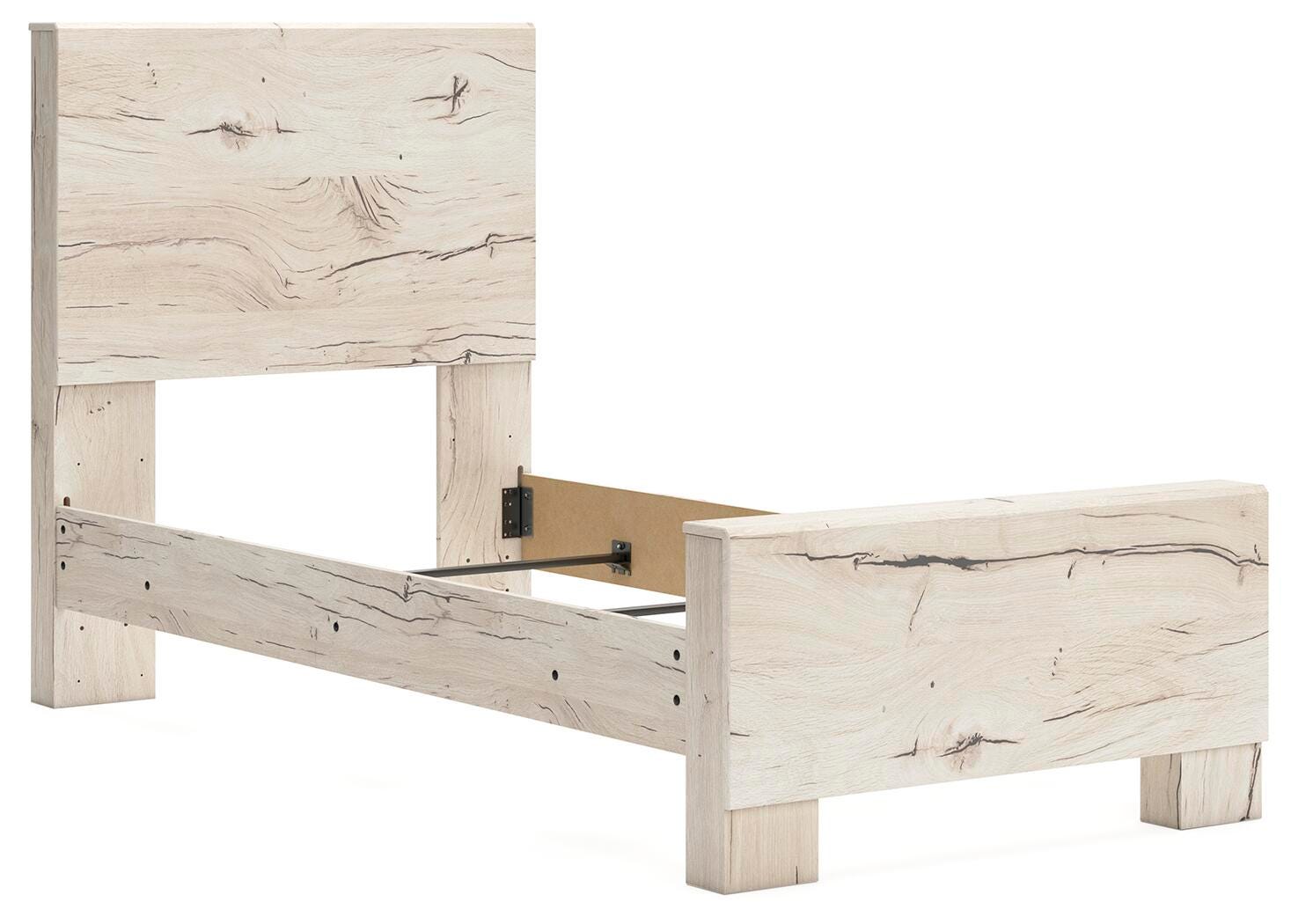 Lawroy Panel Bed, Dresser, Mirror and 2 Nightstands