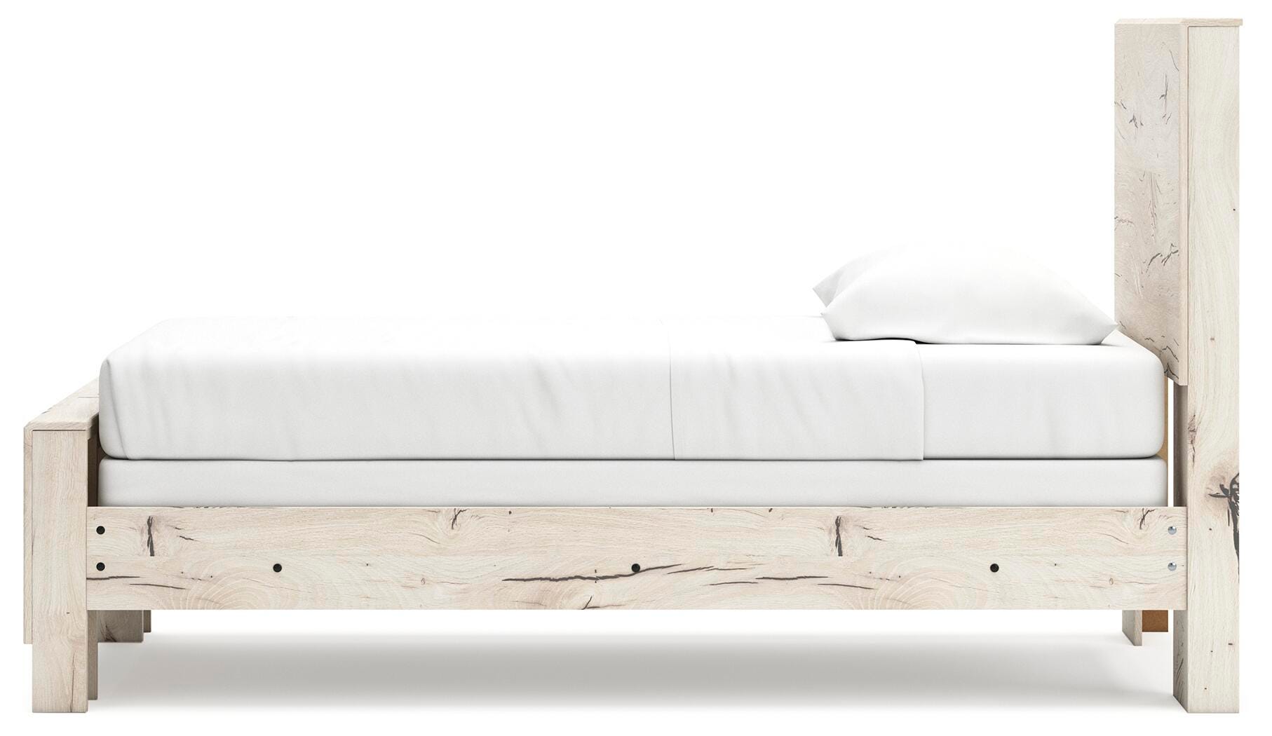 Lawroy Panel Bed and Nightstand