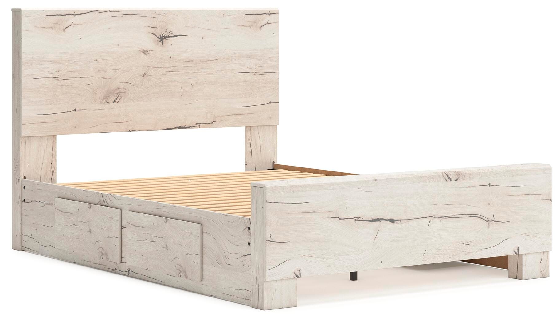 Lawroy Panel Bed with Storage and Dresser