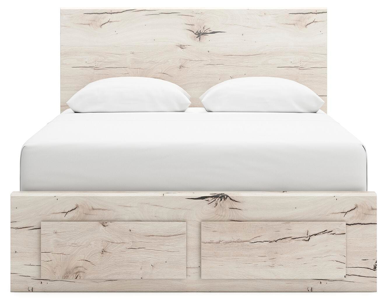 Lawroy Panel Storage Bed, Dresser, Mirror and Chest
