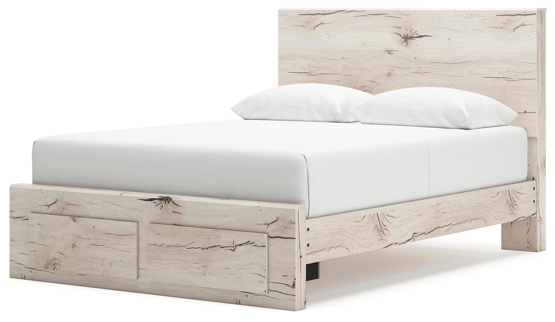 Lawroy Panel Storage Bed, Dresser, Mirror and Nightstand