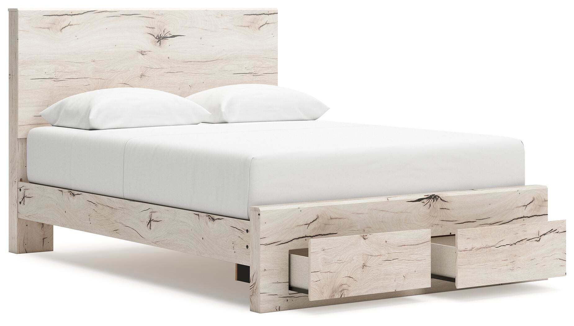Lawroy Panel Storage Bed, Dresser, Mirror, Chest and Nightstand
