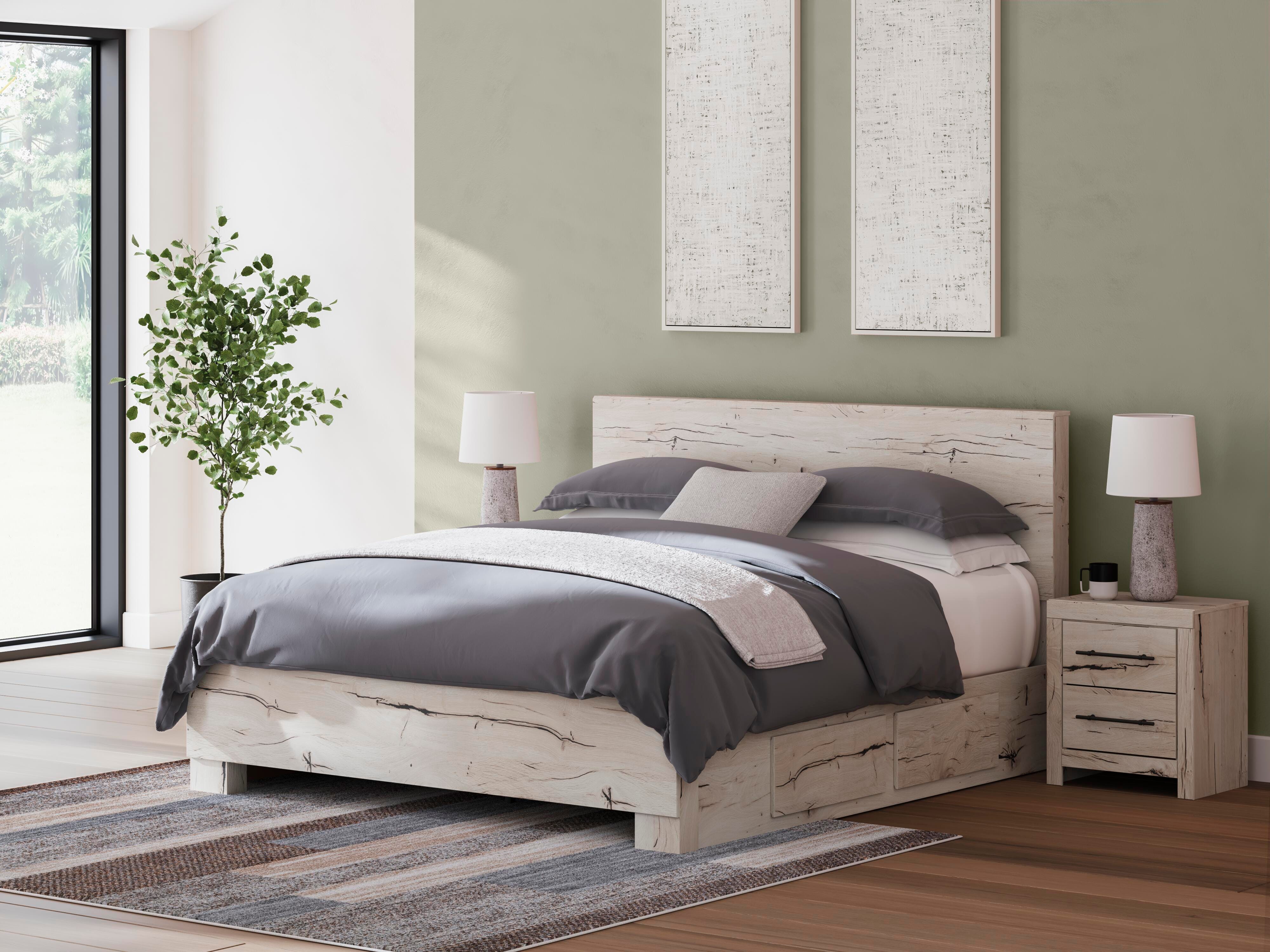 Lawroy Panel Bed with Storage