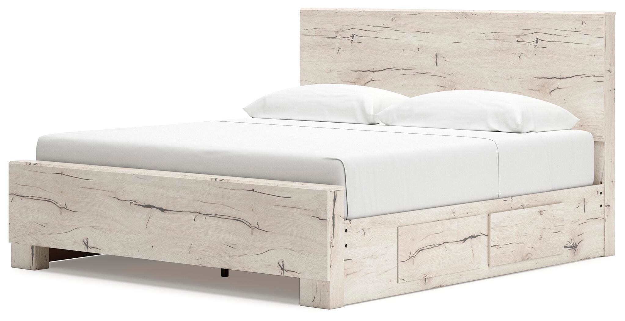 Lawroy Panel Bed with Storage, Dresser, Mirror, Chest and 2 Nightstands