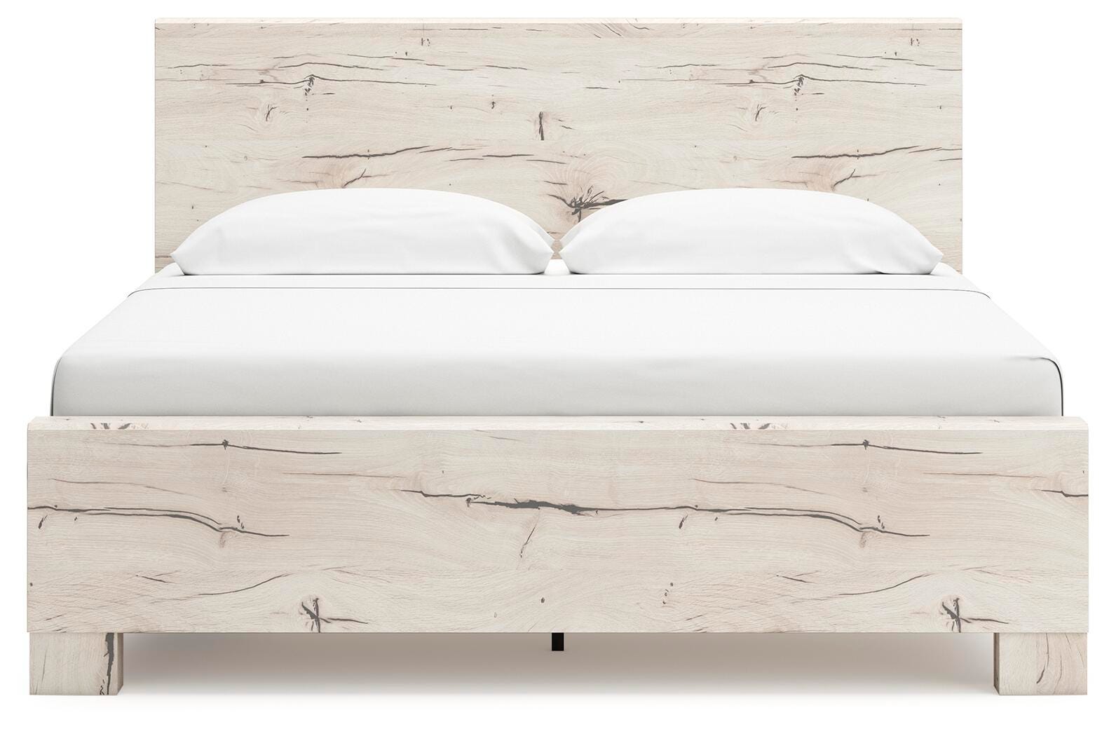 Lawroy Panel Bed with Storage and 2 Nightstands