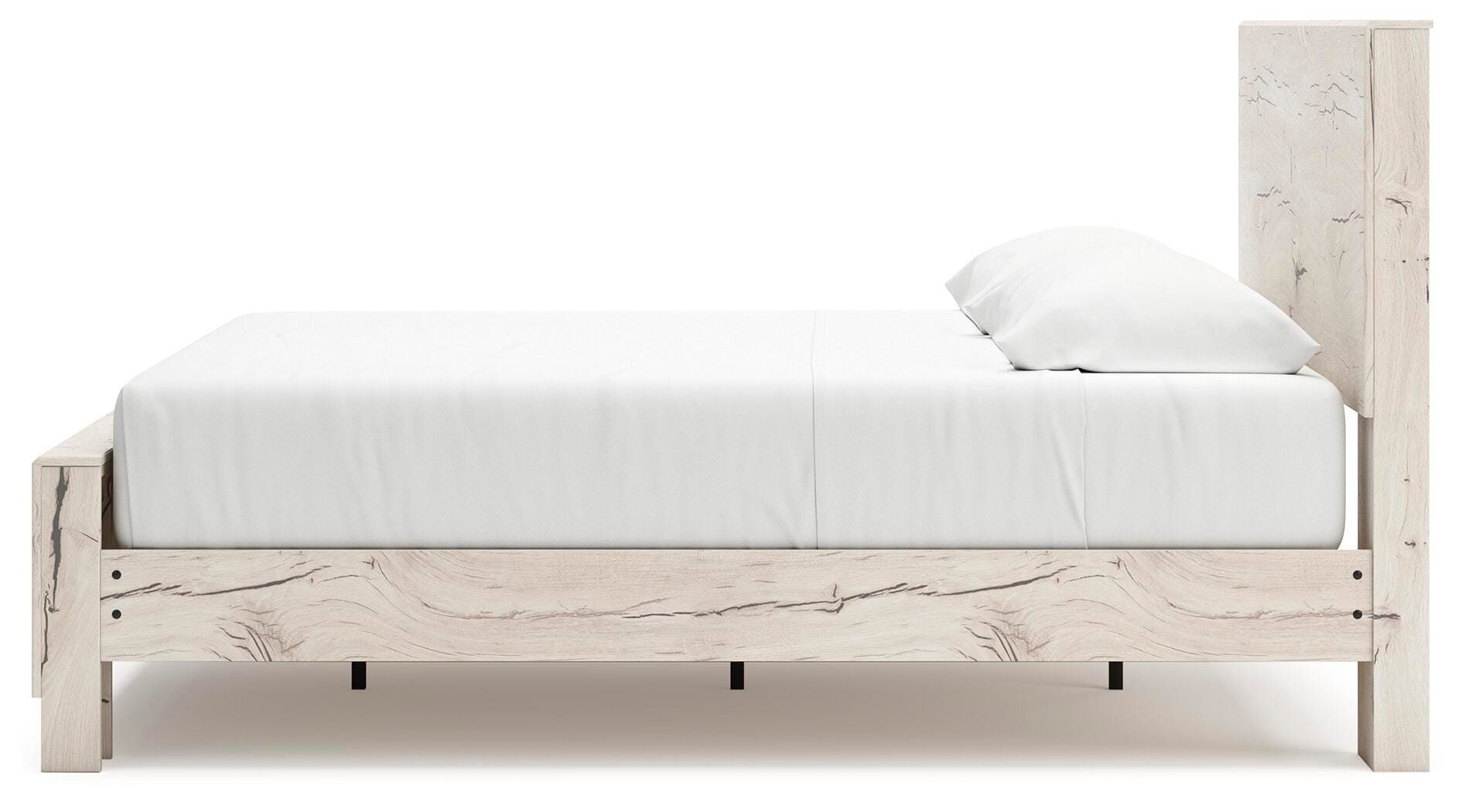 Lawroy Panel Bed with Storage, Dresser and Mirror