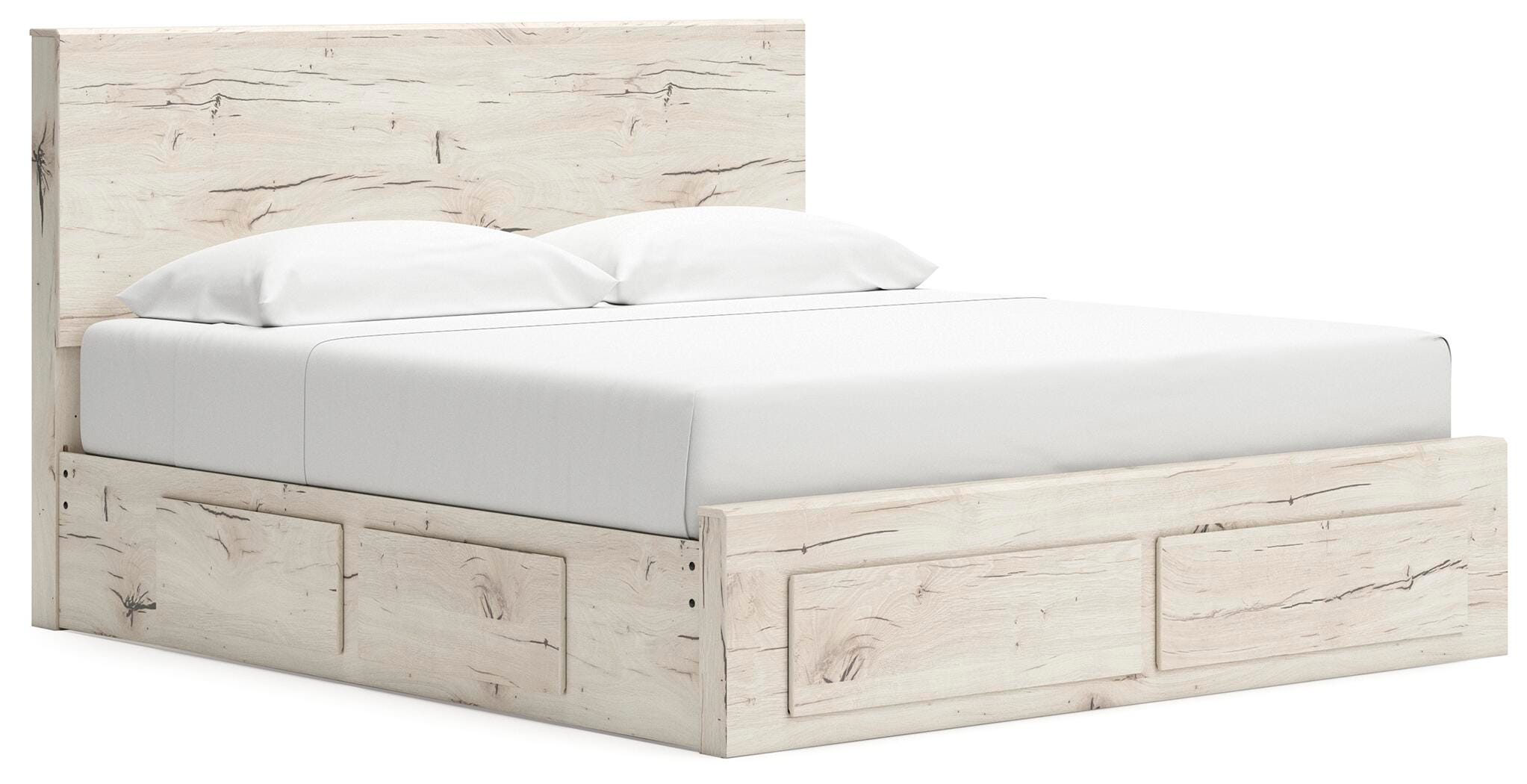 Lawroy Panel Storage Bed, Dresser, Mirror and Chest