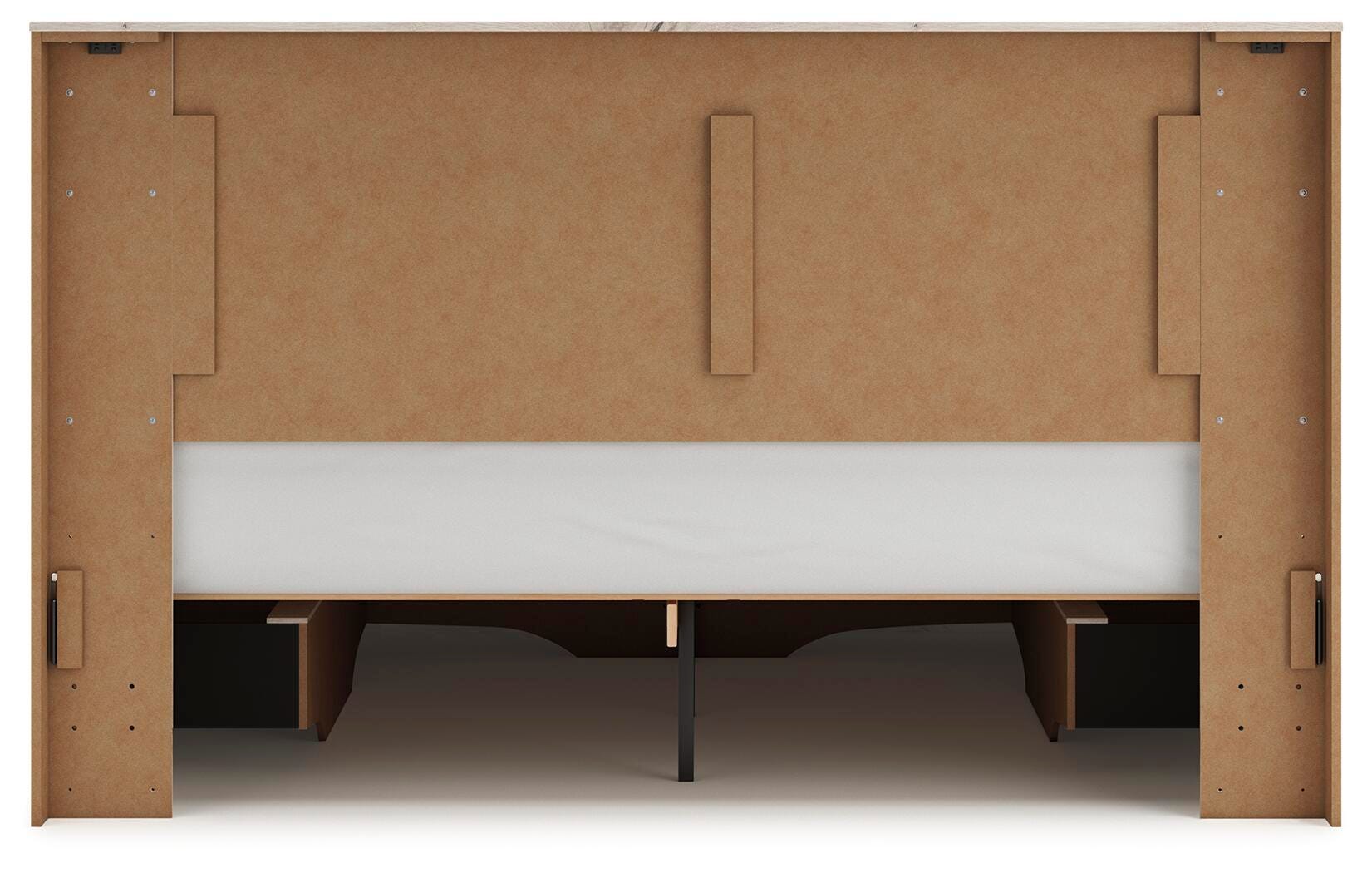 Lawroy Panel Storage Bed, Dresser and 2 Nightstands