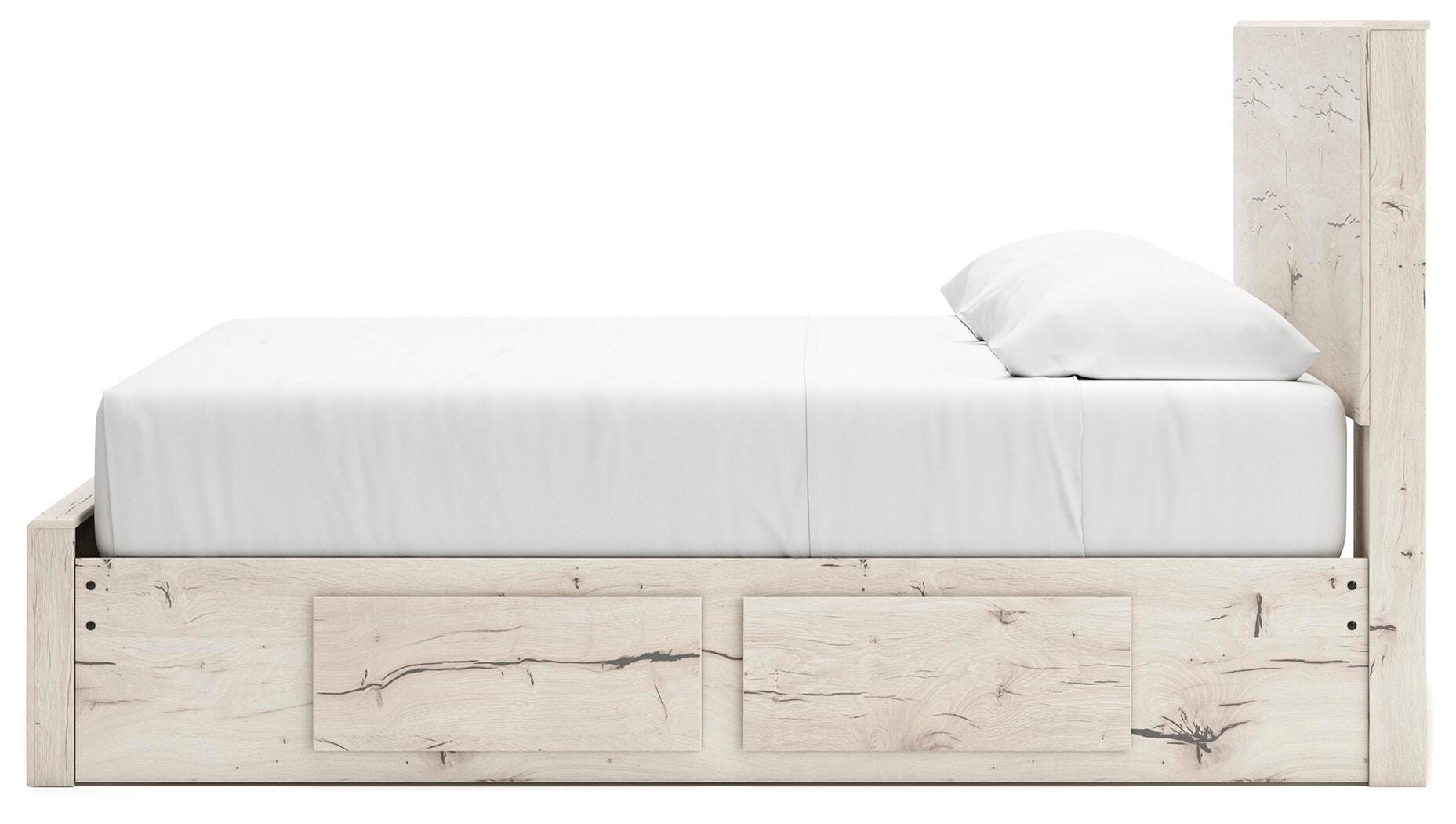 Lawroy Panel Storage Bed, Dresser, Mirror and Chest