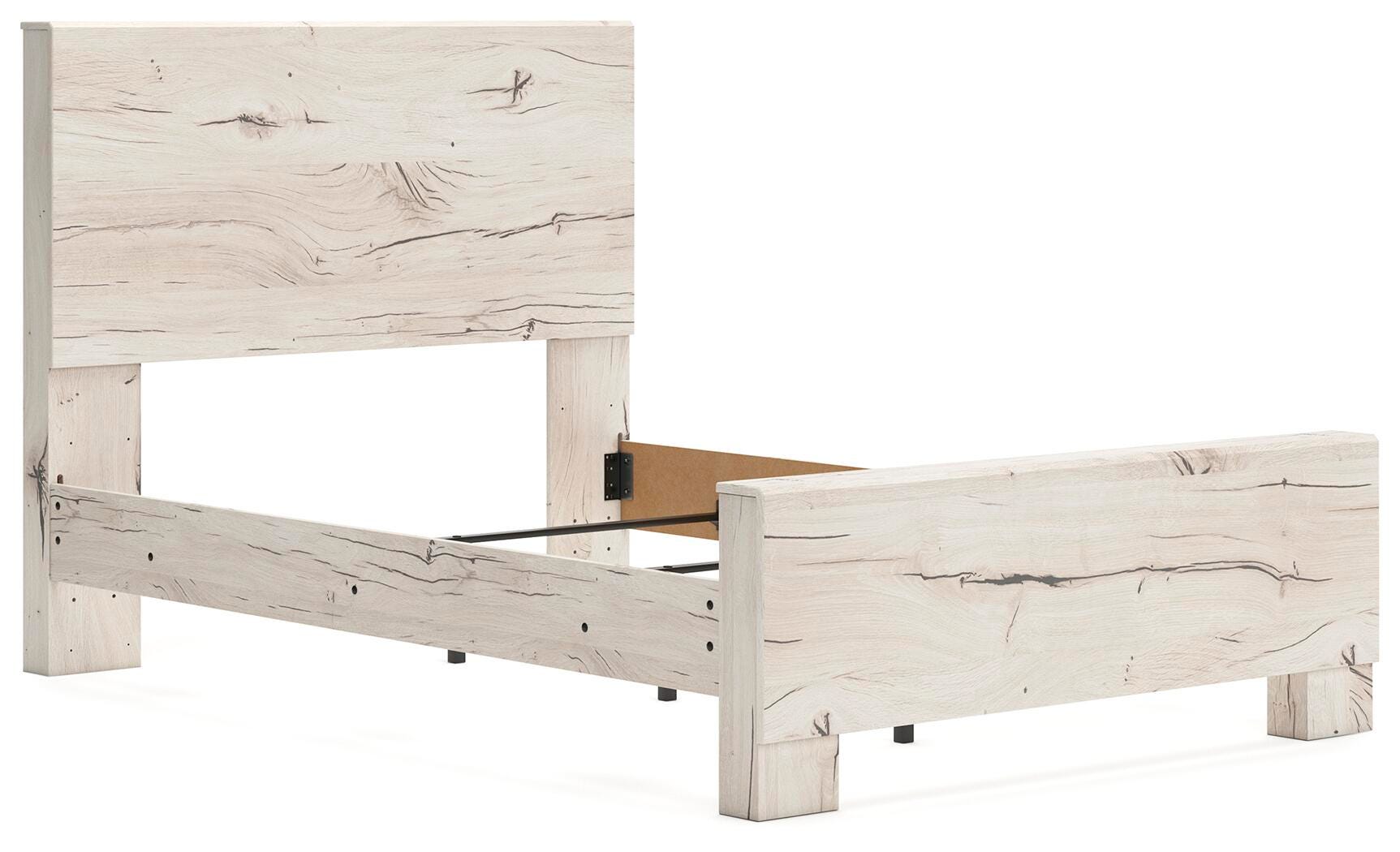 Lawroy Panel Bed, Dresser, Mirror and 2 Nightstands
