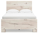 Lawroy Panel Bed and 2 Nightstands