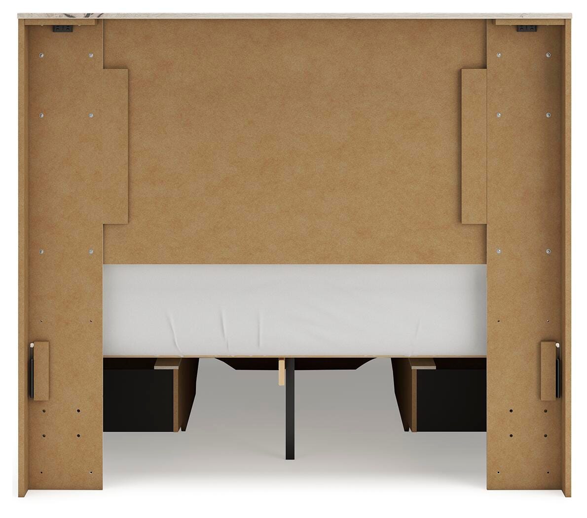 Lawroy Panel Storage Bed and 2 Nightstands