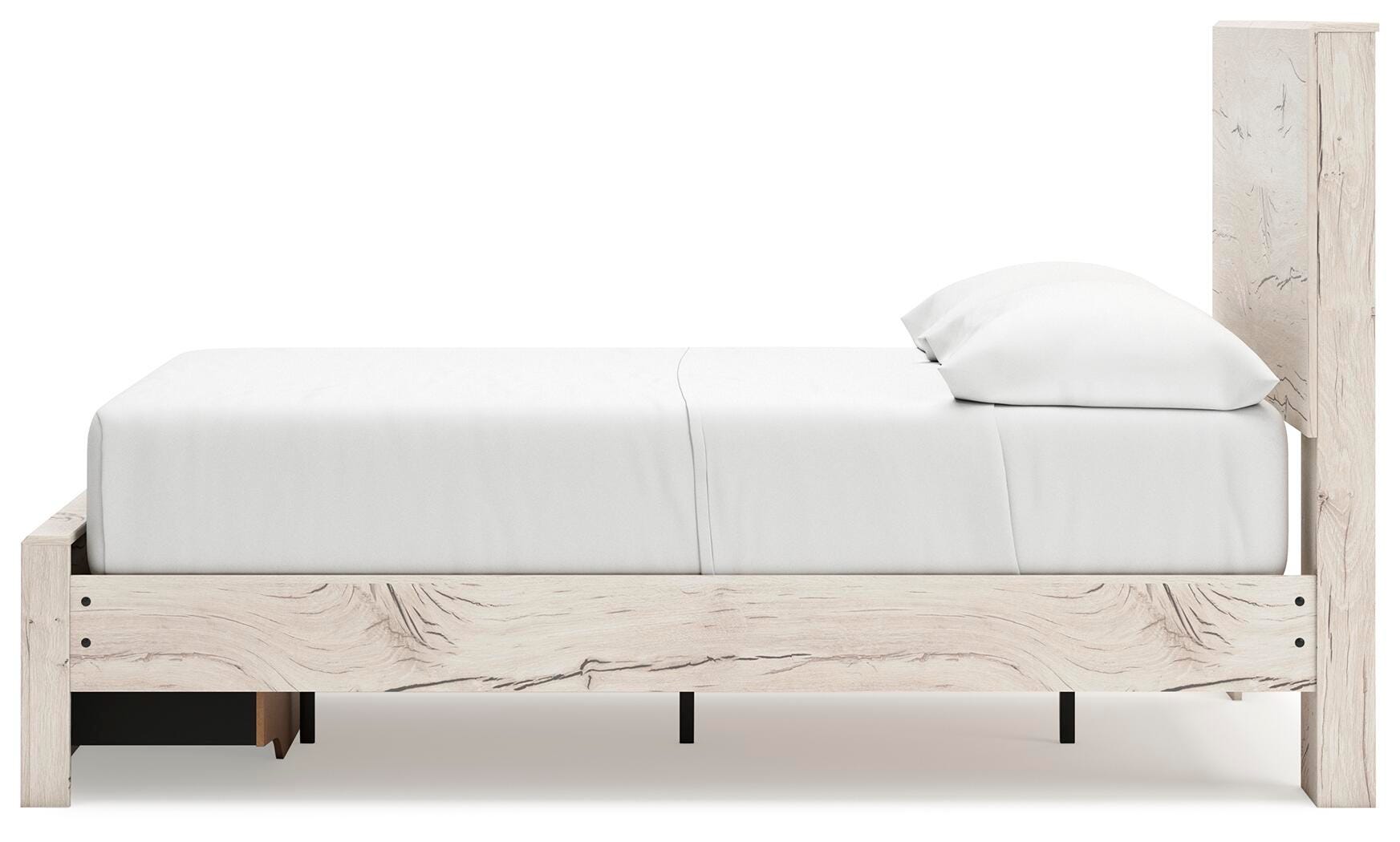 Lawroy Panel Storage Bed, Dresser, Mirror and Nightstand