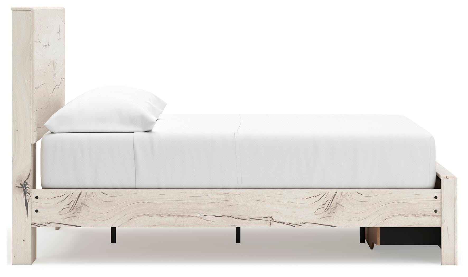 Lawroy Panel Storage Bed, Dresser and Mirror