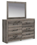 Graystorm Panel Storage Bed, Dresser, Mirror and 2 Nightstands
