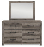 Graystorm Panel Storage Bed, Dresser, Mirror and Chest