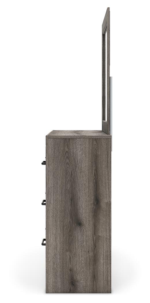 Graystorm Panel Storage Bed, Dresser and Mirror