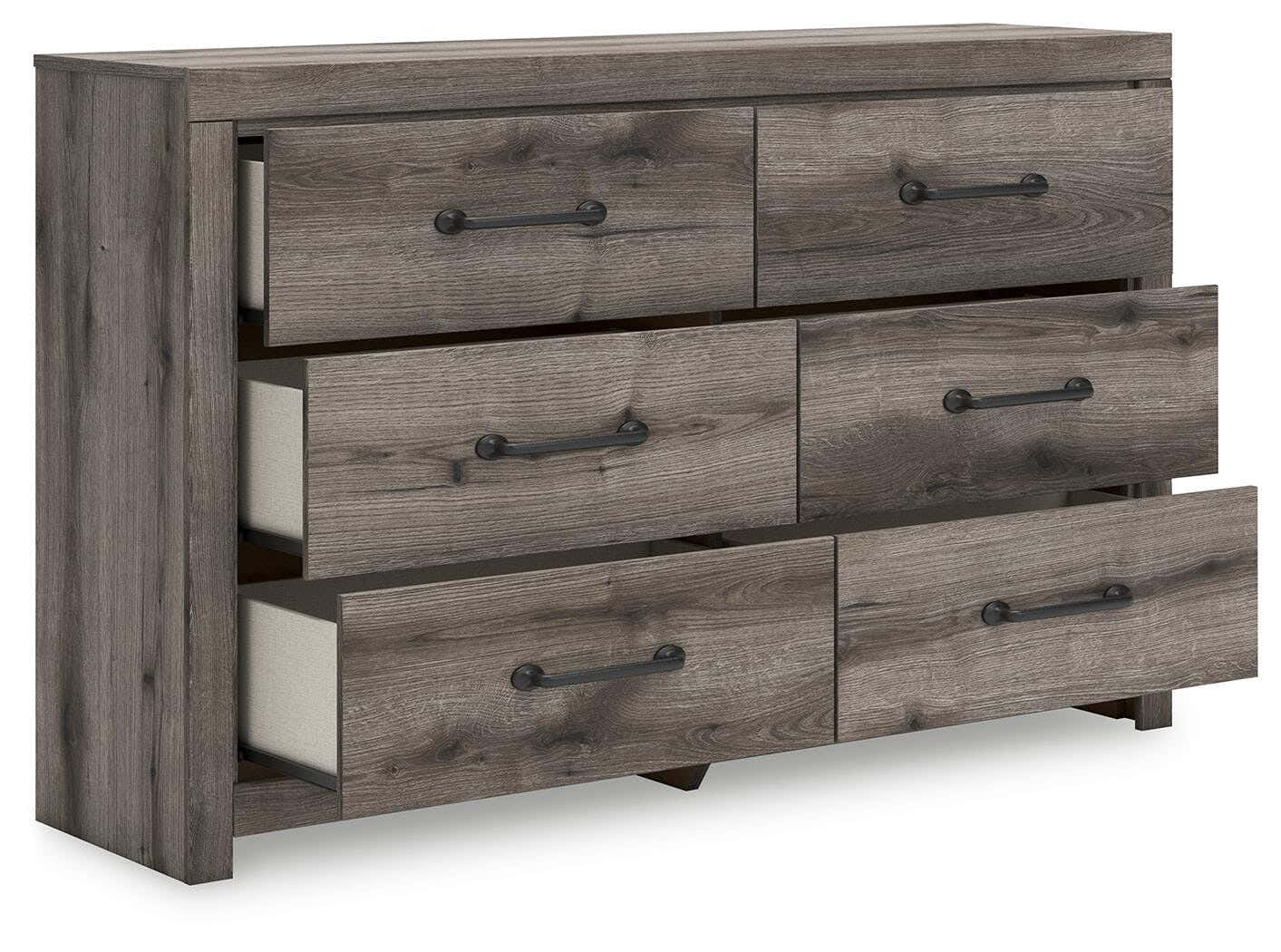 Graystorm Panel Bed, Dresser and Nightstand