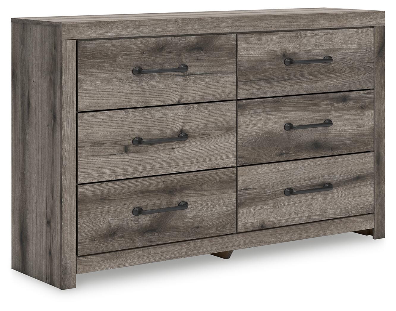 Graystorm Panel Bed with Storage, Dresser and Nightstand