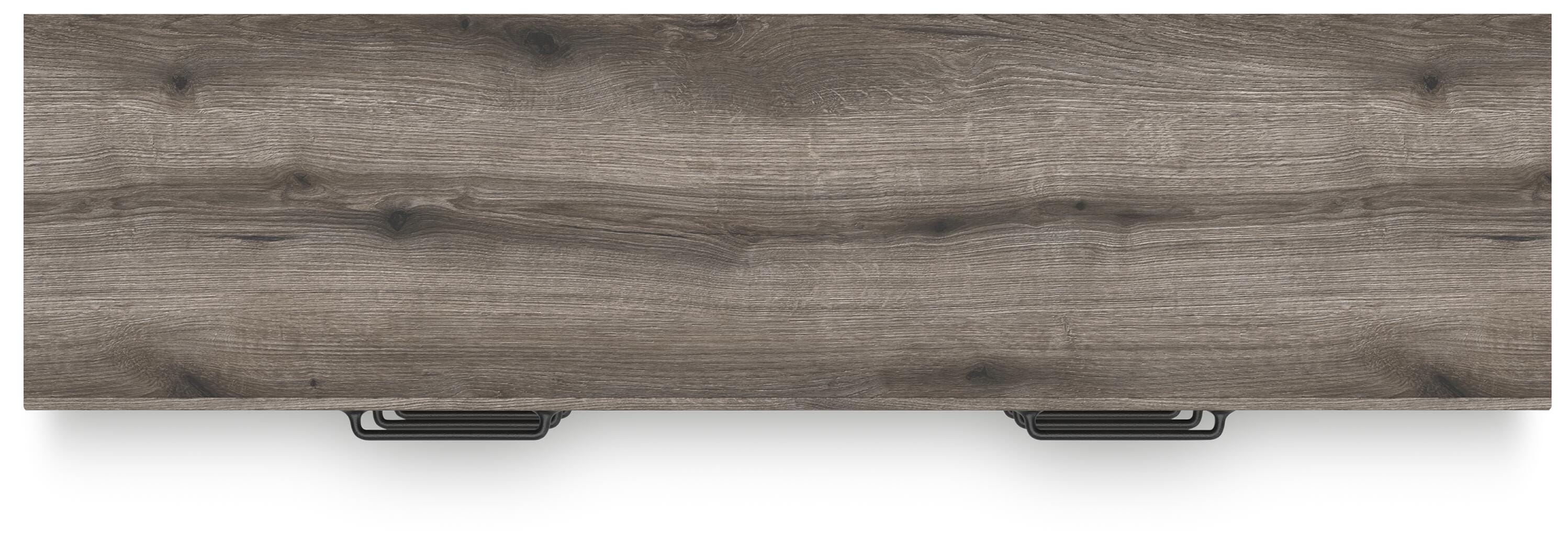 Graystorm Panel Bed and Dresser