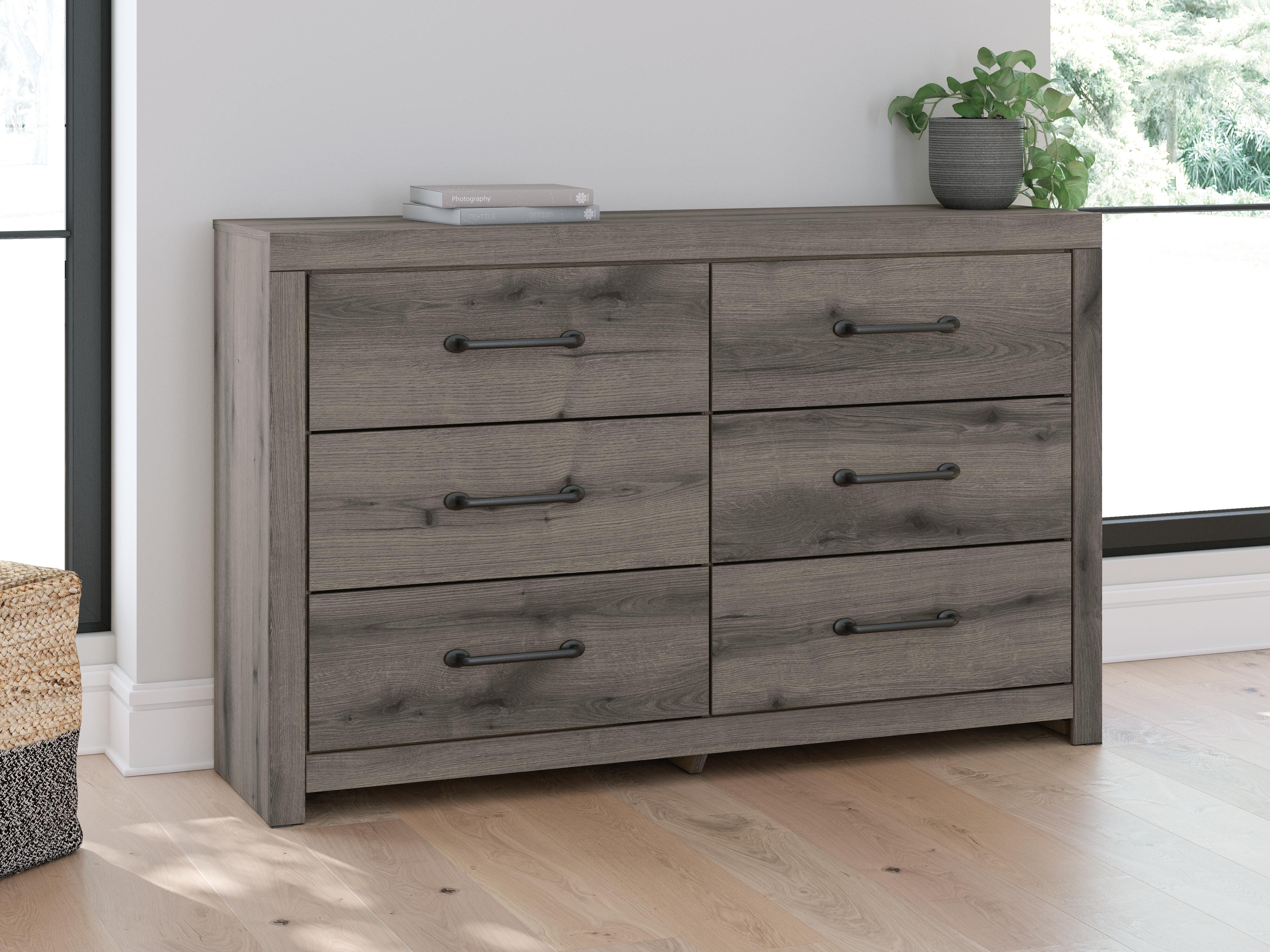 Graystorm Panel Bed, Dresser and Nightstand