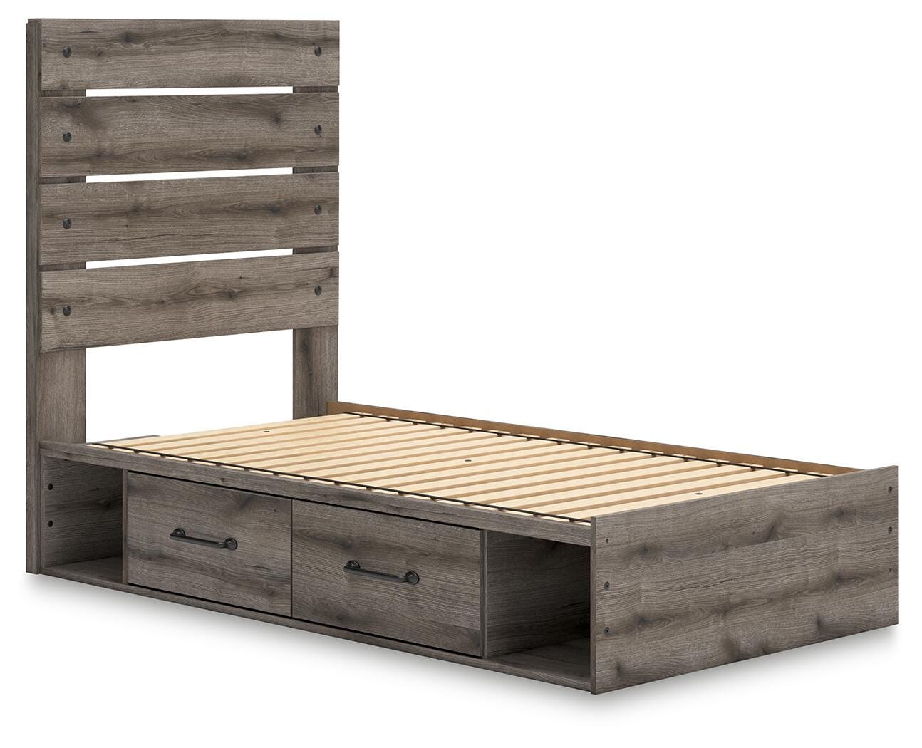 Graystorm Panel Storage Bed