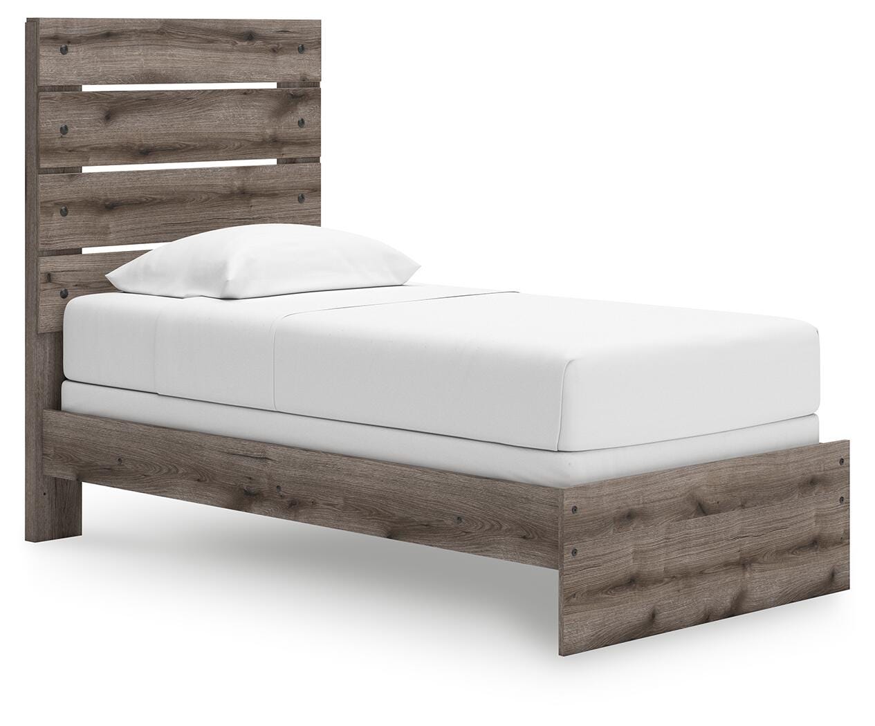 Graystorm Panel Bed, Dresser, Mirror, Chest and 2 Nightstands