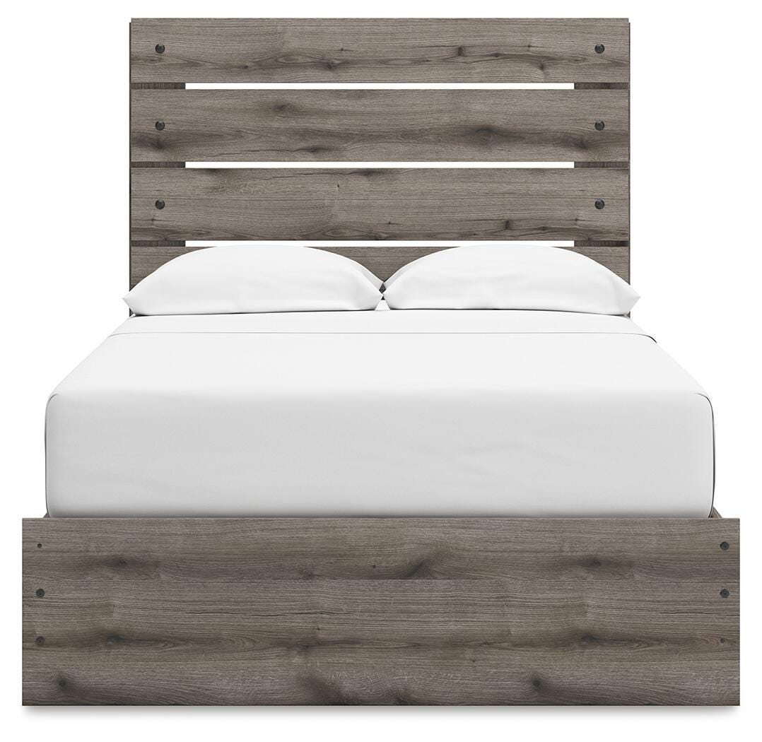 Graystorm Panel Storage Bed, Dresser and Mirror