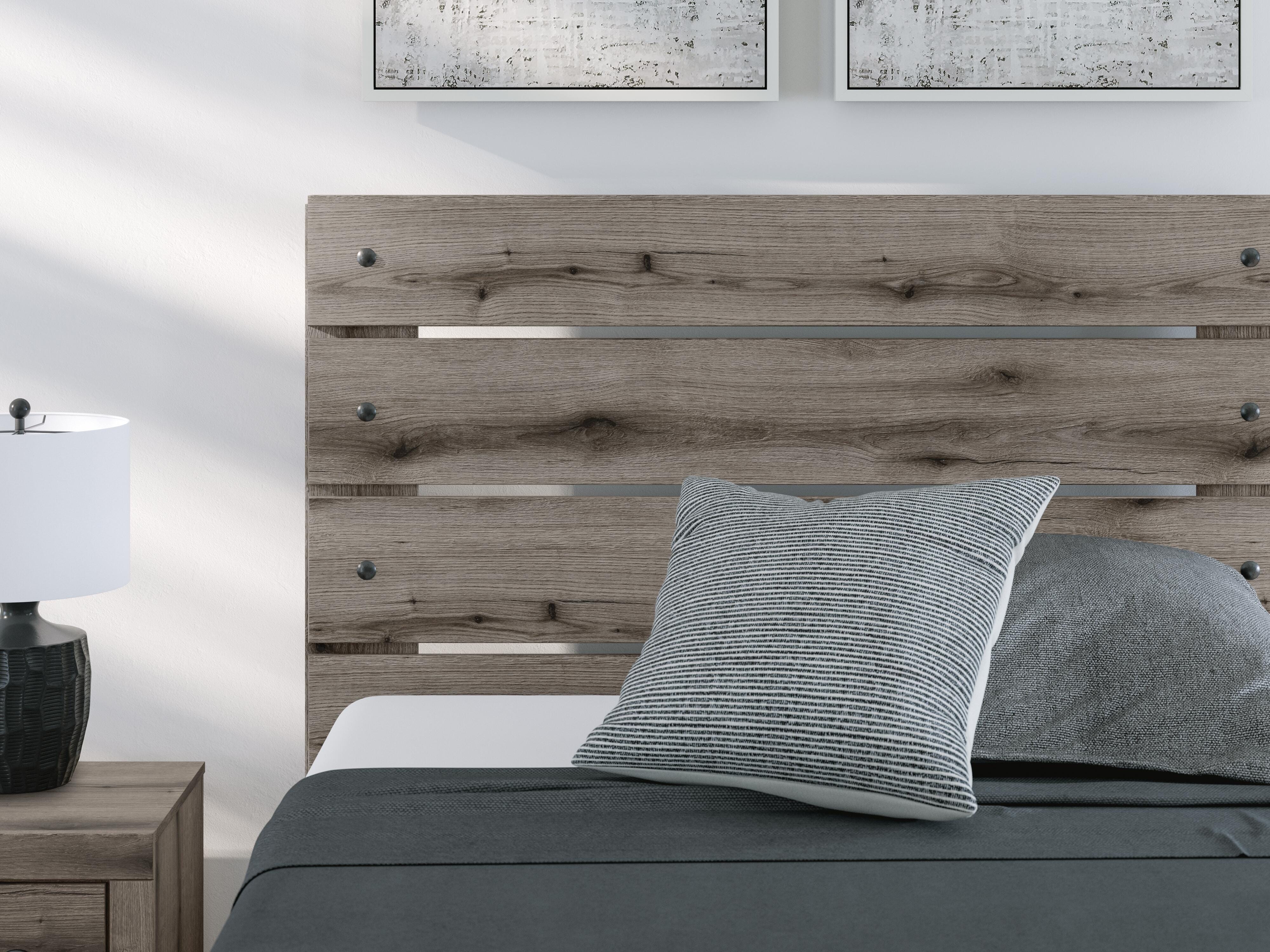 Graystorm Panel Bed, Dresser, Mirror and Chest